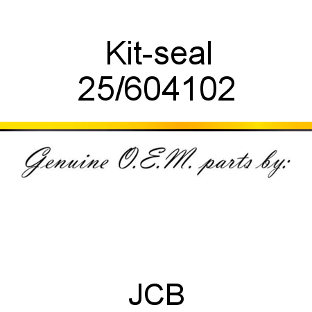 Kit-seal 25/604102