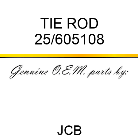 TIE ROD 25/605108