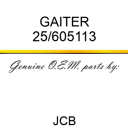 GAITER 25/605113