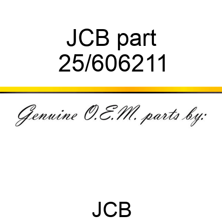 JCB part 25/606211