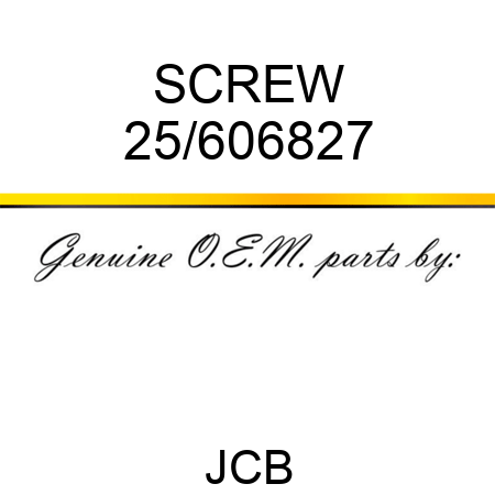 SCREW 25/606827