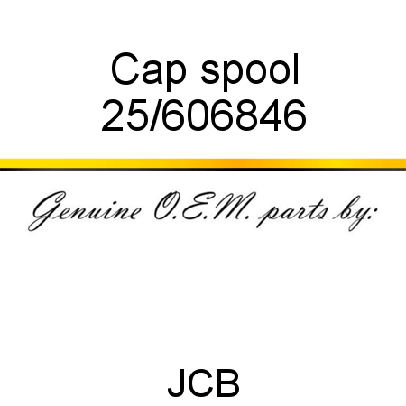 Cap, spool 25/606846