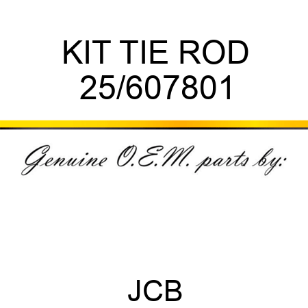 KIT TIE ROD 25/607801