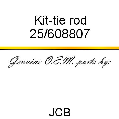 Kit-tie rod 25/608807
