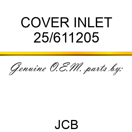 COVER INLET 25/611205