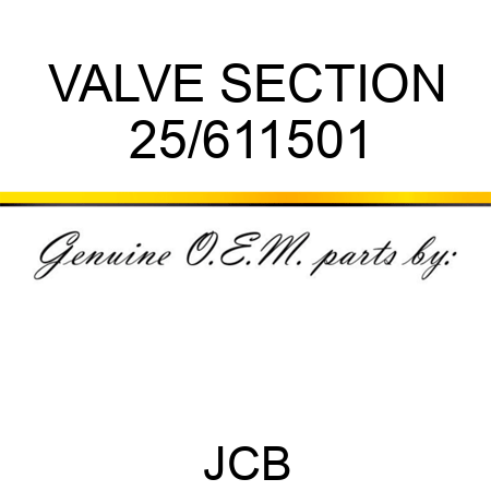 VALVE SECTION 25/611501