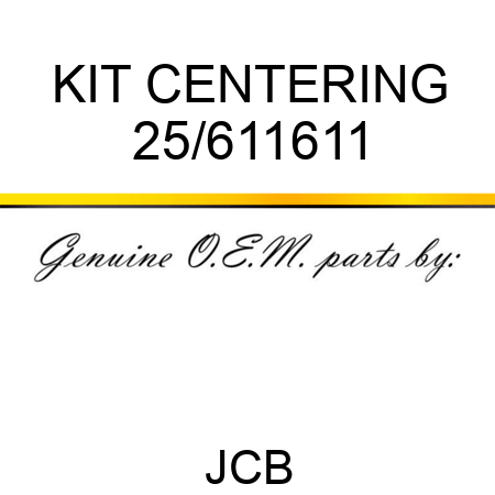 KIT CENTERING 25/611611
