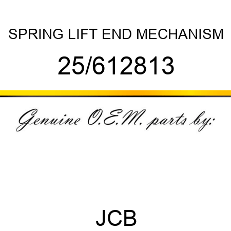 SPRING, LIFT END MECHANISM 25/612813