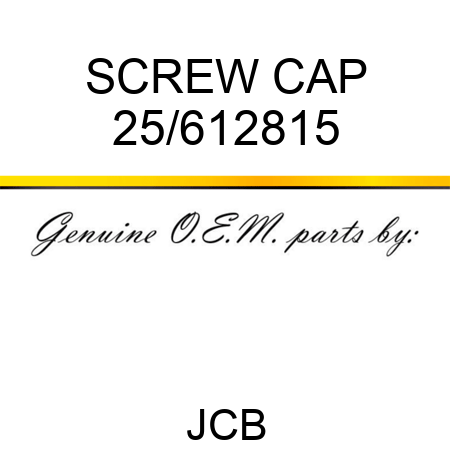 SCREW CAP 25/612815