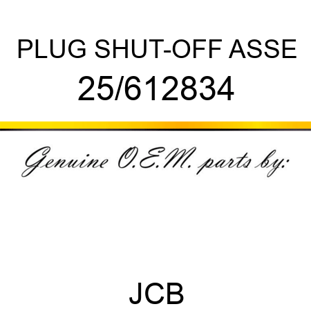 PLUG SHUT-OFF ASSE 25/612834