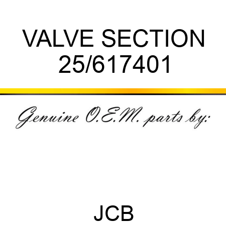 VALVE SECTION 25/617401