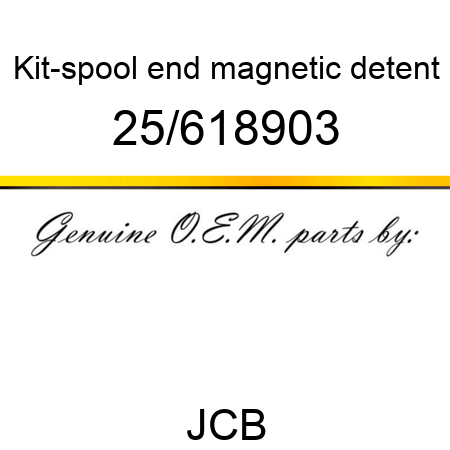Kit-spool end, magnetic detent 25/618903