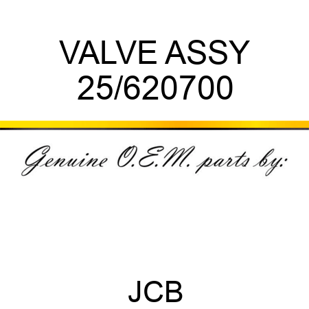 VALVE ASSY 25/620700