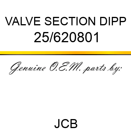 VALVE SECTION DIPP 25/620801