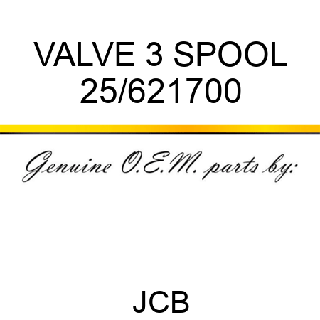 VALVE 3 SPOOL 25/621700