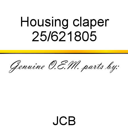 Housing, claper 25/621805