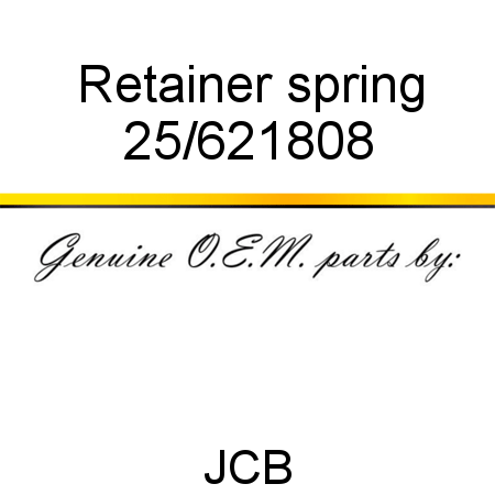 Retainer, spring 25/621808