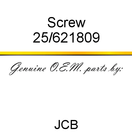 Screw 25/621809