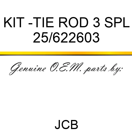 KIT -TIE ROD 3 SPL 25/622603