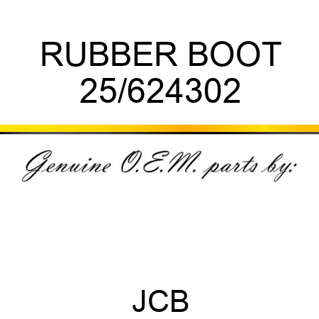 RUBBER BOOT 25/624302