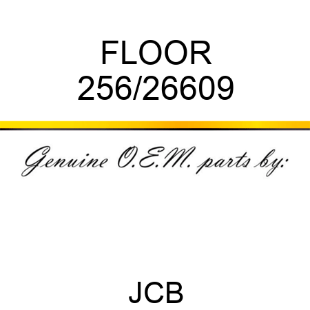 FLOOR 256/26609