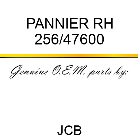 PANNIER RH 256/47600