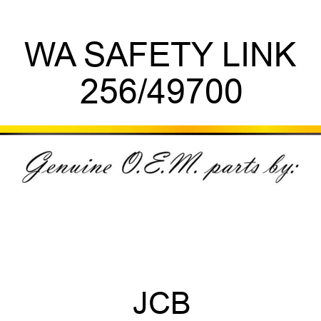 WA SAFETY LINK 256/49700