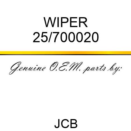 WIPER 25/700020