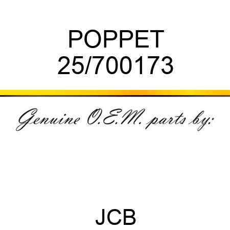 POPPET 25/700173