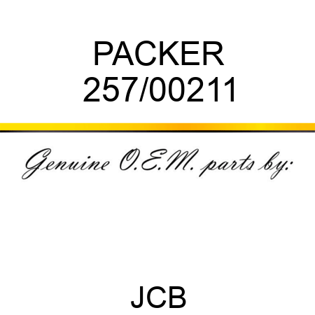 PACKER 257/00211