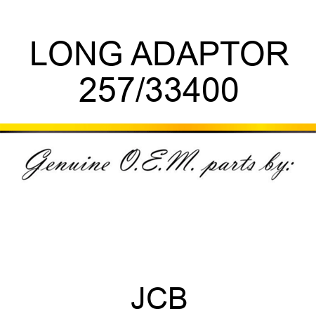 LONG ADAPTOR 257/33400