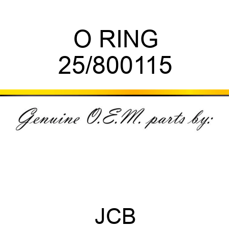O RING 25/800115