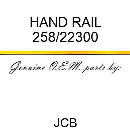 HAND RAIL 258/22300