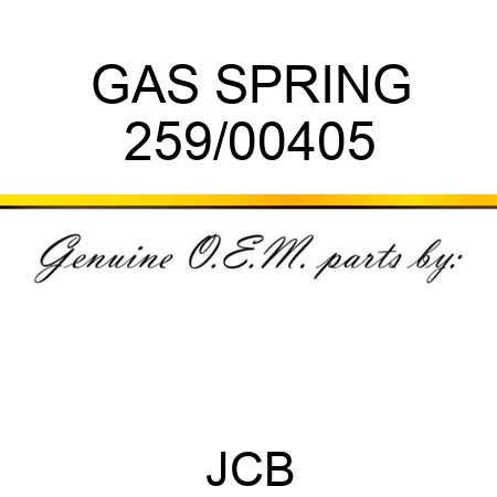 GAS SPRING 259/00405