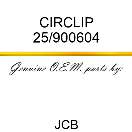 CIRCLIP 25/900604