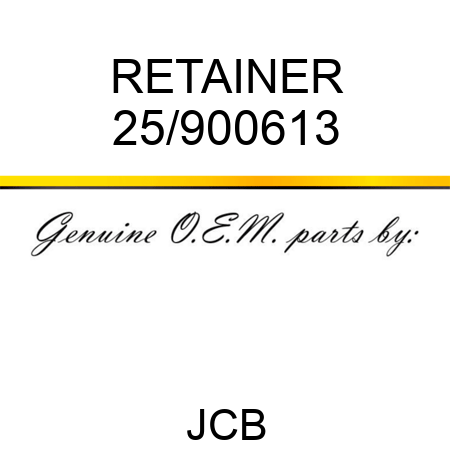 RETAINER 25/900613