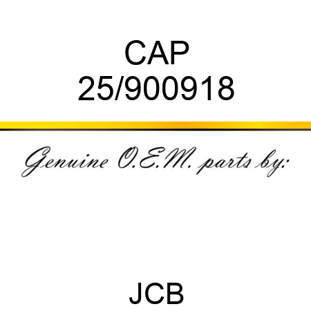 CAP 25/900918