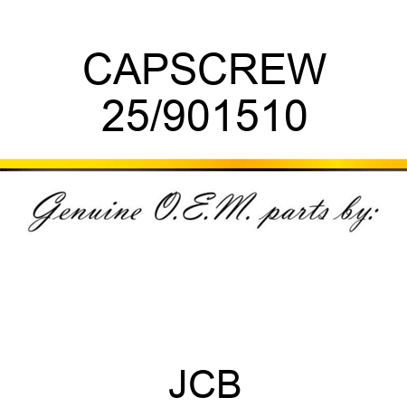 CAPSCREW 25/901510