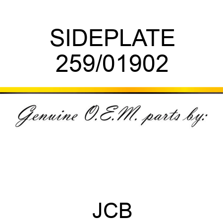 SIDEPLATE 259/01902