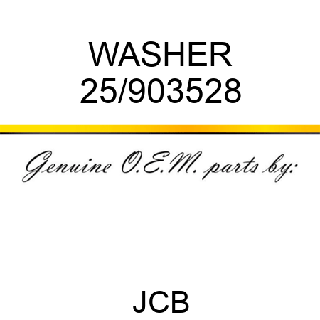WASHER 25/903528