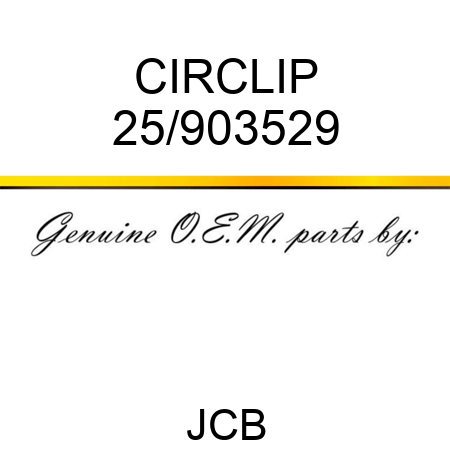 CIRCLIP 25/903529