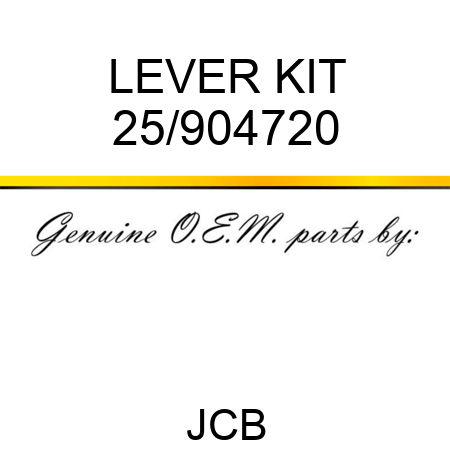 LEVER KIT 25/904720