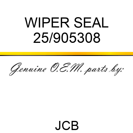 WIPER SEAL 25/905308