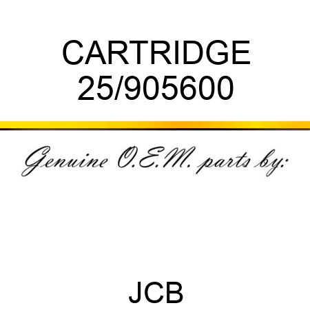 CARTRIDGE 25/905600