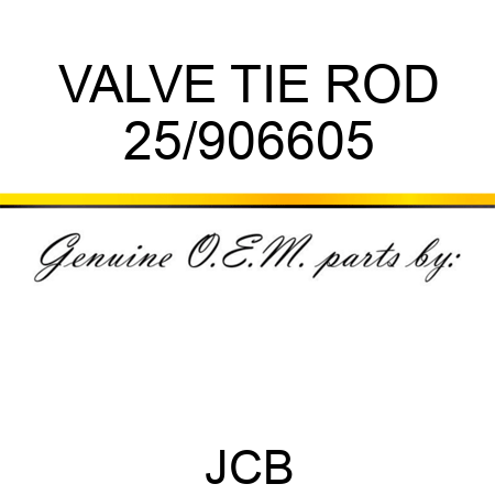 VALVE TIE ROD 25/906605