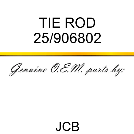 TIE ROD 25/906802