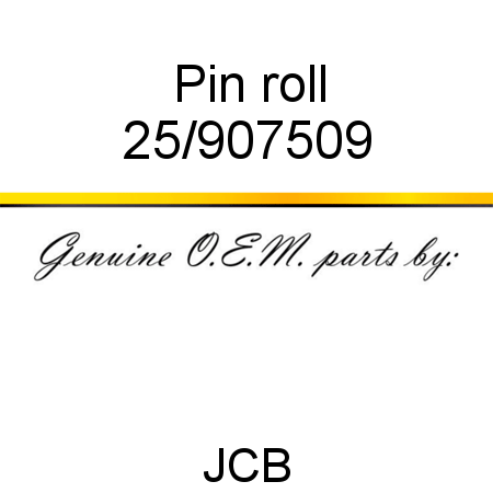 Pin, roll 25/907509