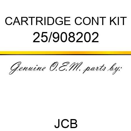CARTRIDGE CONT KIT 25/908202