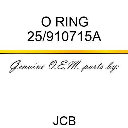 O RING 25/910715A