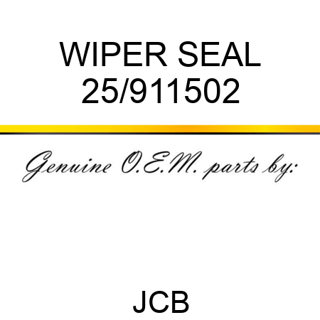 WIPER SEAL 25/911502